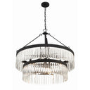 Emory 32'' Black Forged Chandelier