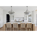 Emory 32'' Black Forged Chandelier