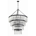 Emory 40'' Black Forged Chandelier