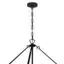 Emory 40'' Black Forged Chandelier