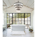 Emory 40'' Black Forged Chandelier