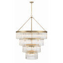 Emory 40'' Modern Gold Chandelier