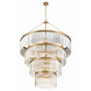 Emory 40'' Modern Gold Chandelier