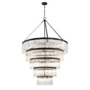 Emory 48'' Black Forged Chandelier