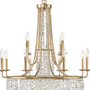 Gabrielle 30'' Antique Gold Chandelier