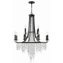 Gabrielle 30'' Matte Black Chandelier