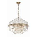 Hayes 22'' Aged Brass Chandelier