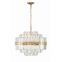 Hayes 22'' Aged Brass Chandelier