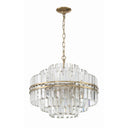 Hayes 22'' Aged Brass Chandelier