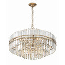 Hayes 28'' Aged Brass Chandelier