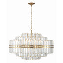 Hayes 28'' Aged Brass Chandelier