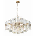 Hayes 28'' Aged Brass Chandelier