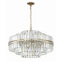 Hayes 28'' Aged Brass Chandelier