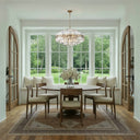 Hayes 28'' Aged Brass Chandelier