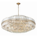 Hayes 40.5'' Aged Brass Chandelier