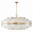 Hayes 40.5'' Aged Brass Chandelier
