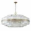 Hayes 40.5'' Aged Brass Chandelier