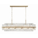 Hayes 50'' Aged Brass Linear Chandelier