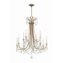 Karrington 30'' Aged Brass Chandelier