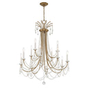 Karrington 30'' Aged Brass Chandelier