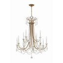 Karrington 30'' Aged Brass Chandelier