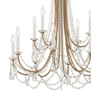 Karrington 30'' Aged Brass Chandelier