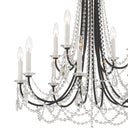 Karrington 30'' Matte Black Chandelier