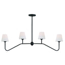 Keenan 48'' Black Forged Linear Chandelier