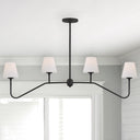 Keenan 48'' Black Forged Linear Chandelier