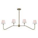 Keenan 48'' Vibrant Gold Linear Chandelier