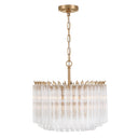 Lofton 18'' Aged Brass Chandelier