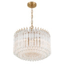 Lofton 18'' Aged Brass Chandelier