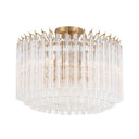 Lofton 18'' Aged Brass Semi Flush Mount