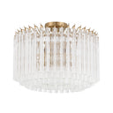 Lofton 18'' Aged Brass Semi Flush Mount
