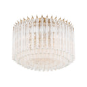 Lofton 18'' Aged Brass Semi Flush Mount