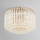 Lofton 18'' Aged Brass Semi Flush Mount