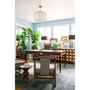 Lofton 18'' Aged Brass Chandelier