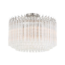 Lofton 18'' Polished Nickel Semi Flush Mount