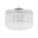 Lofton 18'' Polished Nickel Semi Flush Mount