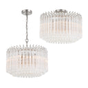 Lofton 18'' Polished Nickel Semi Flush Mount