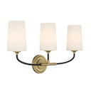 Niles 23.5'' Black Forged + Modern Gold Bathroom Vanity