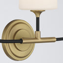 Niles 23.5'' Black Forged + Modern Gold Bathroom Vanity