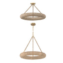 Oakley 24'' Integrated LED Soft Gold Semi Flush Mount