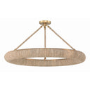 Oakley 32'' Integrated LED Soft Gold Semi Flush Mount