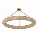 Oakley 32'' Integrated LED Soft Gold Semi Flush Mount