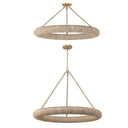Oakley 32'' Integrated LED Soft Gold Semi Flush Mount
