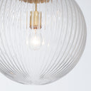 Orly 14'' Aged Brass Pendant