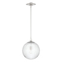Orly 14'' Polished Nickel Pendant