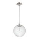 Orly 14'' Polished Nickel Pendant