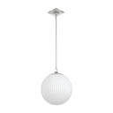Orly 14'' Polished Nickel Pendant